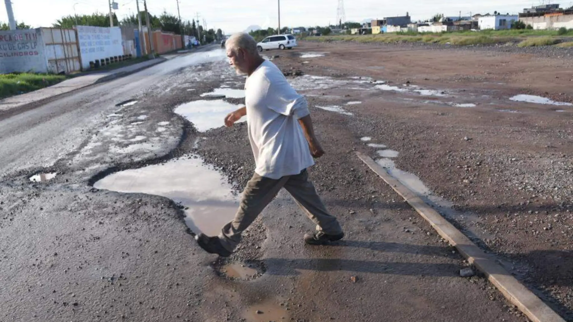 calles bloqueadas por lluvias